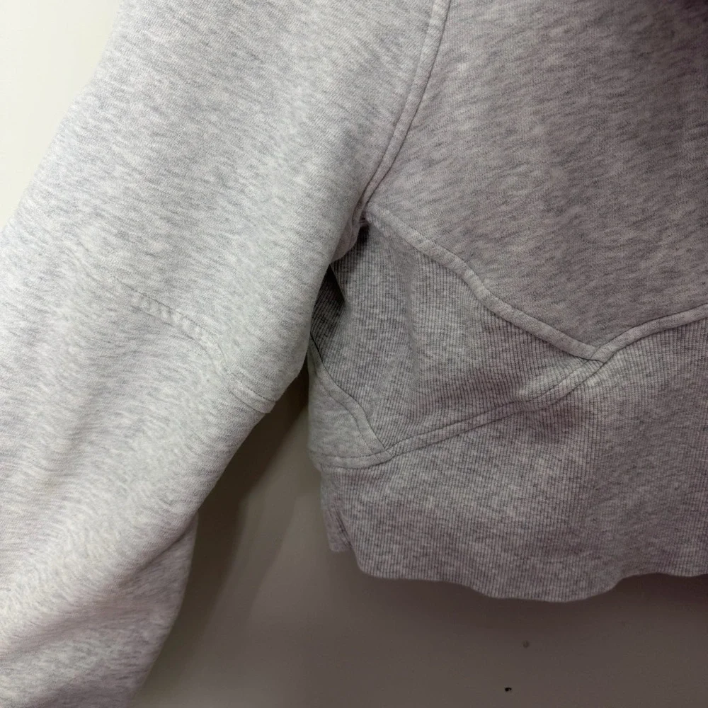 Lululemon Scuba Half Zip Oversized Hoodie Hooded Sweatshirt Gray XS/S *s